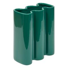 VASE CERAMIQUE VERT H25CM