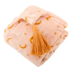 PLAID FLANELLE ROSE 75X100CM PLAID FLANELLE ROSE 75X100CM