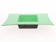 PLATEAU AVEC REBORDS VERT PAST