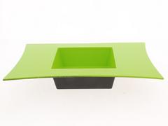 PLATEAU AVEC REBORDS VERT POMM