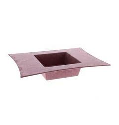 PLATEAU A REBORDS ROSE PLATEAU A REBORDS ROSE