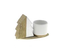 CACHE POT SUR SUPPORT ET SAPIN CACHE POT SUR SUPPORT ET SAPIN