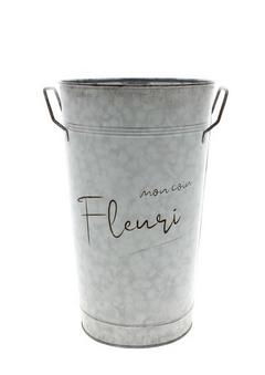 VASE METAL EVASE GRIS VASE METAL EVASE GRIS