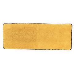 TAPIS MICROFIBRE JAUNE OCRE
