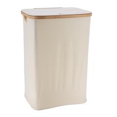 PANIERE RECT BEIGE/BAMBOU