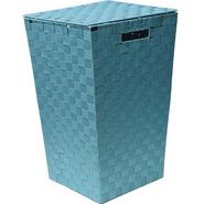 PANIERE A LINGE TURQUOISE