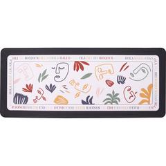 TAPIS 50X120 IMPRIME VISAGE