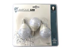 3 AMPOULE LED BOULE 3W/E14