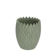CACHE POT CIMENT VAGUE VERT