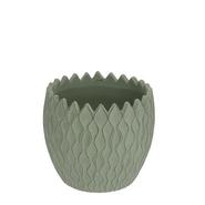 CACHE POT CIMENT VAGUE VERT
