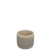 CACHE POT CIMENT MARRON
