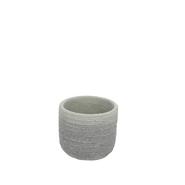 CACHE POT CIMENT GRIS