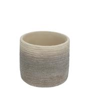 CACHE POT CIMENT MARRON