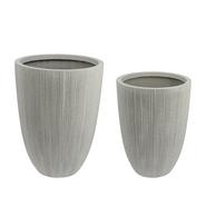 SET 2 CACHE POT RONDS BLANC