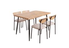 TABLE & 4 CHAISES PLATEAU &