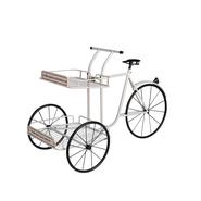 TRICYCLE PORTE PLANTE BLANC