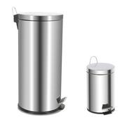 SET DE 2 POUBELLES A PEDALE
