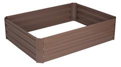 JARDINIERE EN KIT METAL MARRON