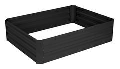 JARDINIERE EN KIT METAL NOIR