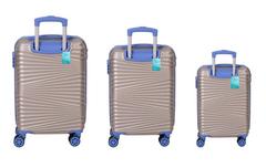 SET 3 VALISES 4 DOUBLES ROUES