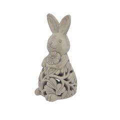 LAPIN DEBOUT CORPS FEUILLE