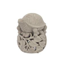 TORTUE BOULE FEUILLE BETON
