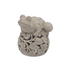 GRENOUILLE BOULE FEUILLE BETON