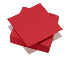 50 SERVIETTES PAPIER ROUGE