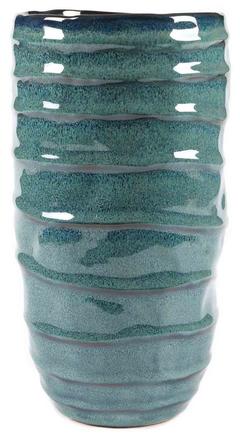 VASE CERAMIQUE VERT D.15X31CM