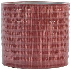 CACHE POT CERAMIQUE POURPRE
