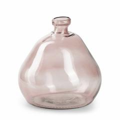 VASE BOULE ROSE D17XH18CM