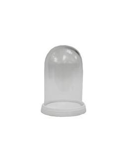 VASE CLOCHE EN VERRE ET CIMENT