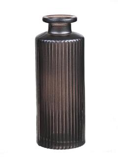 VASE BOUTEILLE STRIE GRIS