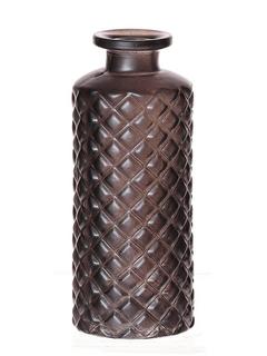 VASE BOUTEILLE RELIEF GRIS