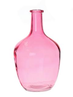 VASE BOUTEILLE H25XD15CM ROSE