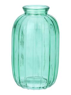 VASE TURQUOISE TRANSP.