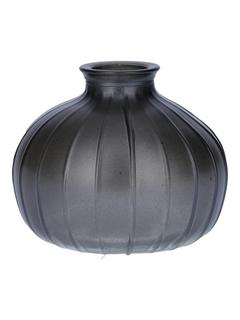 VASE BOULE ARGENTE