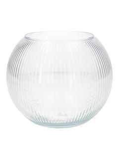 VASE BOULE VERRE TRANSPARENT