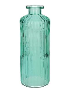 VASE TURQUOISE TRANSP.