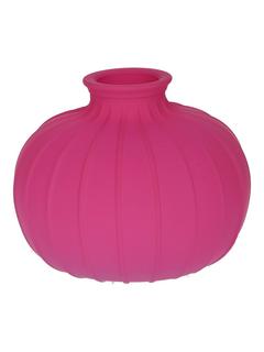 VASE BOULE FUCHSIA MAT