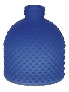 VASE RELIEF BLEU MAT