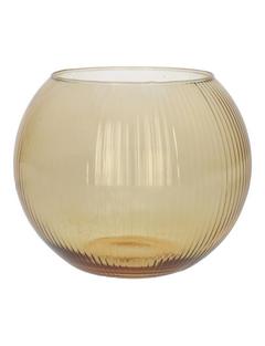 VASE BOULE D19CM ABRICOT