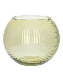 VASE BOULE D19CM VERT