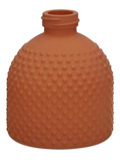 VASE RELIEF MARRON MAT VASE RELIEF MARRON MAT