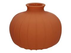 VASE BOULE MARRON MAT VASE BOULE MARRON MAT