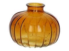 VASE BOULE OCRE TRANS VASE BOULE OCRE TRANS