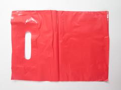 SAC PLAST 22X30CM ROUGE X1600